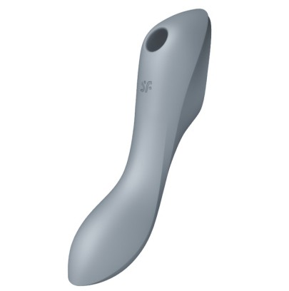 Stimulateur de clitoris Curvy Trinity 3 Satisfyer Gris- Stimulateurs à Aspiration en stock sur Fun et plaisirs