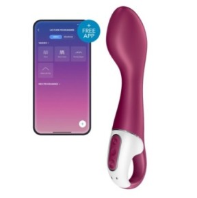 Vibro connecté Hot Spot Satisfyer 20cm Mauve- Vibromasseurs Design en stock sur Fun et plaisirs