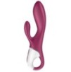 Vibro Rabbit connecté Heated Affair Satisfyer 20cm Mauve
