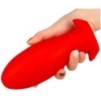 Plug Silicone Saurus Egg M 12 x 5.3cm Rouge