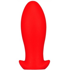 Plug silicone Saurus Egg L 14 x 6.3cm Rouge