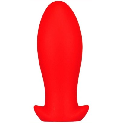 Plug silicone Saurus Egg XL 16.5 x 7.3cm Rouge