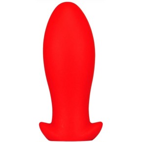 Plug silicone Saurus Egg XXL 18.5 x 8.3cm Rouge