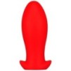 Plug silicone Saurus Egg XXL 18.5 x 8.3cm Rouge