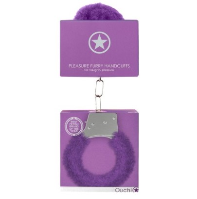 Menottes Pleasure Furry Violet