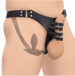 Ceinture de chasteté avec plug Strict Male 8.5 x 3.3cm