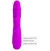 Vibro Rabbit à poussée Melanie Pretty Love 21cm Violet