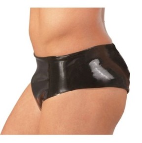 Slip en latex Gode 13 x 4cm- Cuir