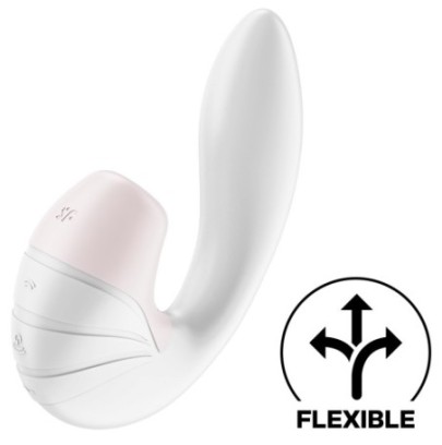 Stimulateur de clitoris Supernova Satisfyer Blanc- Stimulateurs à Aspiration en stock sur Fun et plaisirs