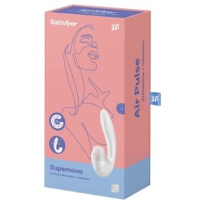 Stimulateur de clitoris Supernova Satisfyer Blanc