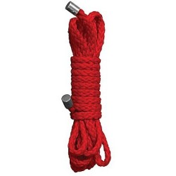 Corde de bondage Kinbaku 1.5M Rouge- Bondage & Attaches en stock sur Fun et plaisirs