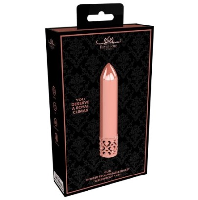 Mini Vibro Glitz 8.7cm Rose doré