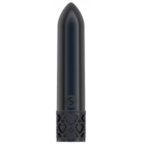 Mini Vibro Glitz 8.7cm Noir- Mini Vibros en stock sur Fun et plaisirs