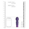 Mini wand Brilliant 12cm Violet