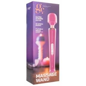 Stimulateur Mega Wand 32cm - Tête 6cm Rose