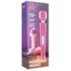 Stimulateur Mega Wand 32cm - Tête 6cm Rose