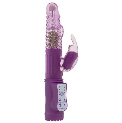 Vibro rabbit rotatif Vibe Coin 23cm Violet- Rabbits Vibrants en stock sur Fun et plaisirs