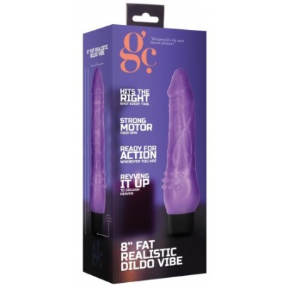 Gode vibrant Dildo Vibe Fat 17 x 5cm Violet