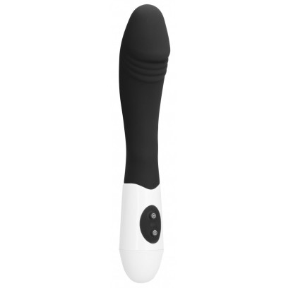 Vibro Ribbed Vibrator 12 x 3.7cm Noir- Vibromasseurs Design en stock sur Fun et plaisirs