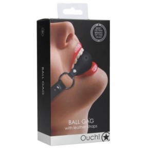 Bâillon Boule gag Strap Noir