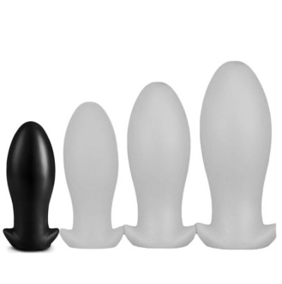 Plug Drakar Egg S 10 x 4.5cm Noir- Plugs Débutant & Kits en stock sur Fun et plaisirs