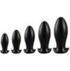 Plug Drakar Egg S 10 x 4.5cm Noir