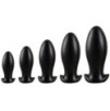 Plug Drakar Egg XL 16.5 x 7.3cm Noir