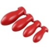 Plug Drakar Egg L 14 x 6.3cm Rouge