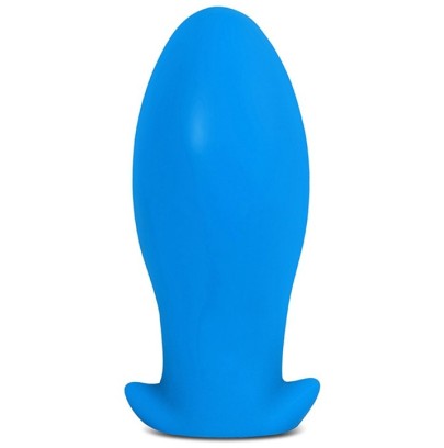 Plug silicone Saurus Egg S 10 x 4.5cm Bleu