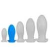 Plug silicone Saurus Egg M 12 x 5.3cm Bleu