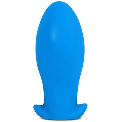 Plug silicone Saurus Egg M 12 x 5.3cm Bleu