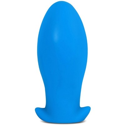 Plug silicone Saurus Egg XXL 18.5 x 8.3cm Bleu