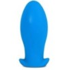 Plug silicone Saurus Egg XXL 18.5 x 8.3cm Bleu