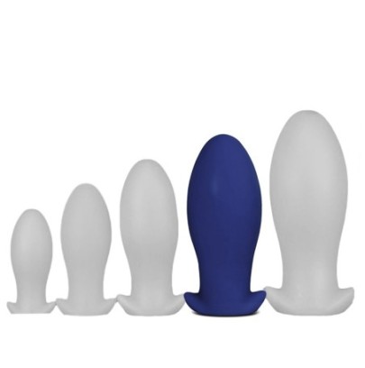 Plug silicone Saurus Egg XL 16.5 x 7.3cm Marine- Plugs Silicone en stock sur Fun et plaisirs