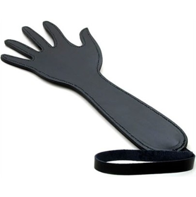 Paddle Hand 30cm Noir- Fouets