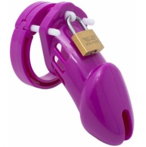 Cage de chasteté Silicone Bran 9 x 3cm Violette- Cages de Chasteté en stock sur Fun et plaisirs