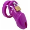 Cage de chasteté Silicone Bran 9 x 3cm Violette