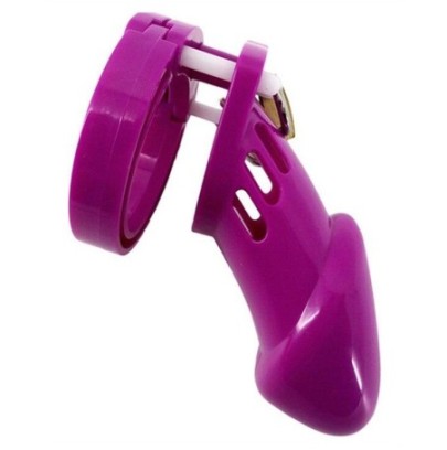 Cage de chasteté Silicone Bran 9 x 3cm Violette