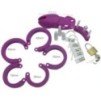 Cage de chasteté Silicone Bran 9 x 3cm Violette