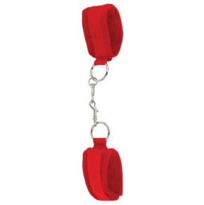 Menottes Scratch Rouges- Menottes en stock sur Fun et plaisirs