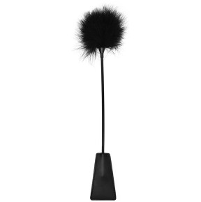 Cravache et Plumeau Ouch 43cm Noir- Fouets