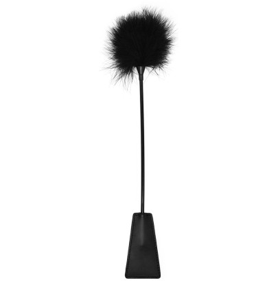 Cravache et Plumeau Ouch 43cm Noir- Fouets