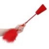 Cravache et Plumeau Ouch 43cm Rouge