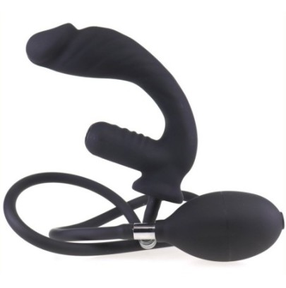 Plug gonflable et vibrant Infladick 14 x 3.5cm- Plugs Gonflables en stock sur Fun et plaisirs