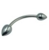 Stimulateur de prostate en métal Double Head 25cm