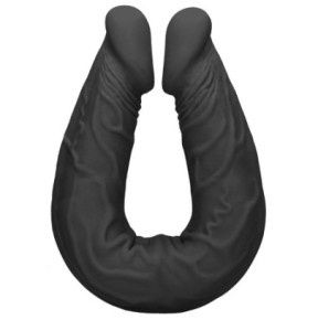 Double gode Realrock 36 x 4.4cm Noir