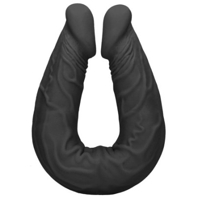 Double gode Realrock 36 x 4.4cm Noir