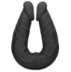 Double gode Realrock 36 x 4.4cm Noir