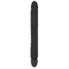 Double gode Realrock 36 x 4.4cm Noir