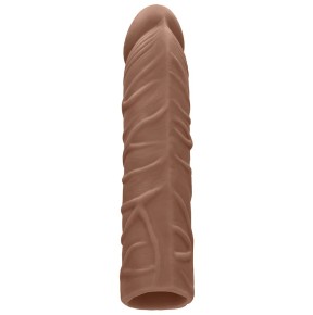 Gaine de pénis Penis Sleeve RealRock 16.5 x 4cm Tan- Gaines Pénis en stock sur Fun et plaisirs